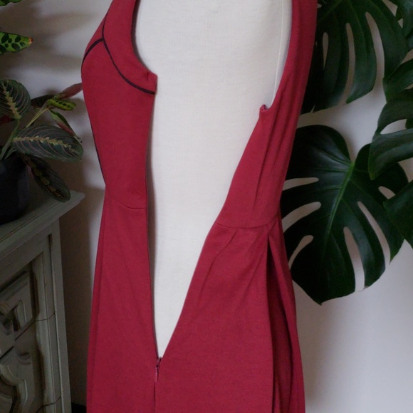 ModCloth "Talking 'Bout My Delegation" Wine Dress - Picture 3 of 8